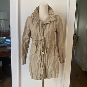 Loft light weight jacket … super cute. Crinkle look if desired.